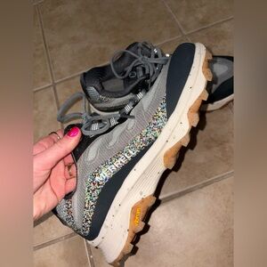 Merrell Women's Moab Speed Eco Multicolor Hiking Sneakers